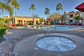 Gated Gilbert Condo Patio and Resort Amenities